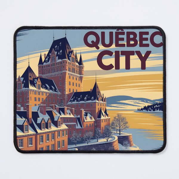 Item preview, Quebec City: Classic-Style Travel Poster designed and sold by LSVart.