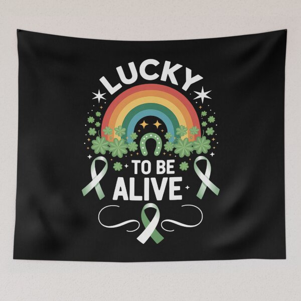 Item preview, St. Patricks Day Lung Cancer Survivor Awareness designed and sold by waazwee6.