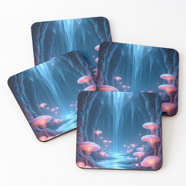 Item preview, Luminous Cavern of the Enchanted Fungi designed and sold by oanaunciuleanu.
