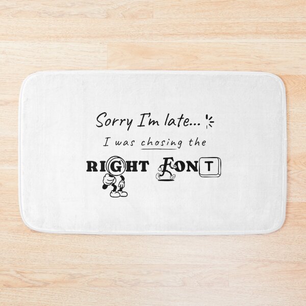 Item preview, Finding the Right Font – Designer Humor Typography Quote designed and sold by TheBrightDuck.