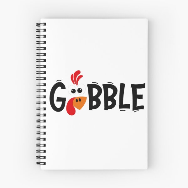 Item preview, "Gobble" - Cute & Funny Thanksgiving Turkey Face Design designed and sold by Colorful-Garden.
