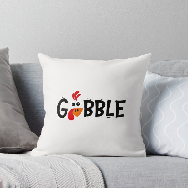 Item preview, "Gobble" - Cute & Funny Thanksgiving Turkey Face Design designed and sold by Colorful-Garden.