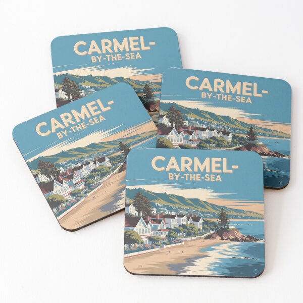 Item preview, Carmel-by-the-Sea: Classic Travel Poster Style designed and sold by LSVart.