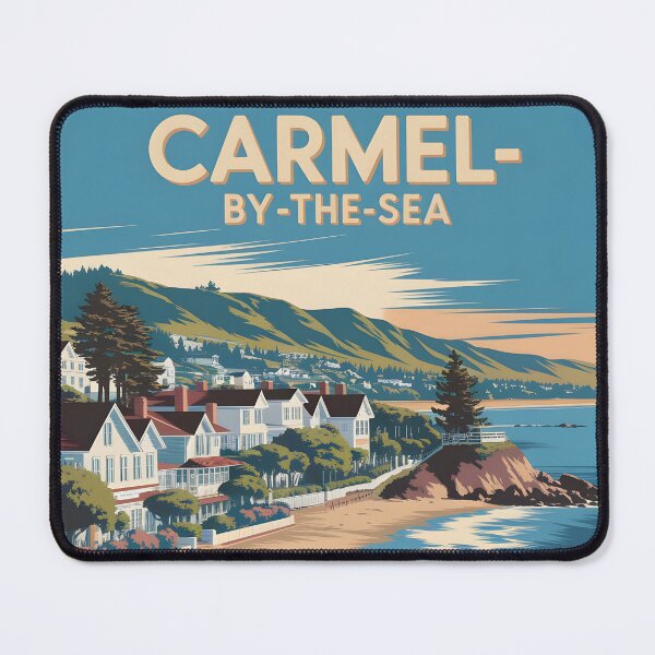 Item preview, Carmel-by-the-Sea: Classic Travel Poster Style designed and sold by LSVart.