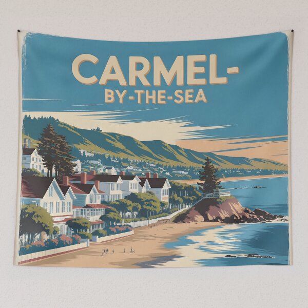 Item preview, Carmel-by-the-Sea: Classic Travel Poster Style designed and sold by LSVart.