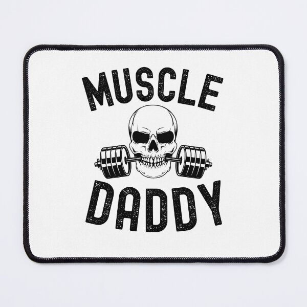 Item preview, Muscle Daddy Weightlifter skeleton barbell dad workout designed and sold by snowry.