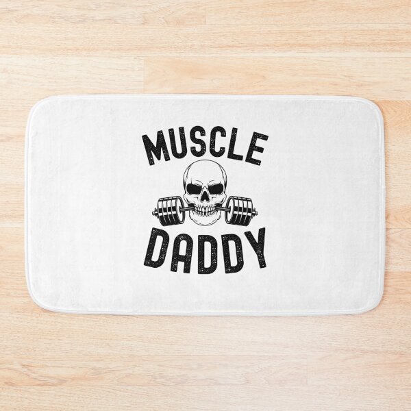 Item preview, Muscle Daddy Weightlifter skeleton barbell dad workout designed and sold by snowry.
