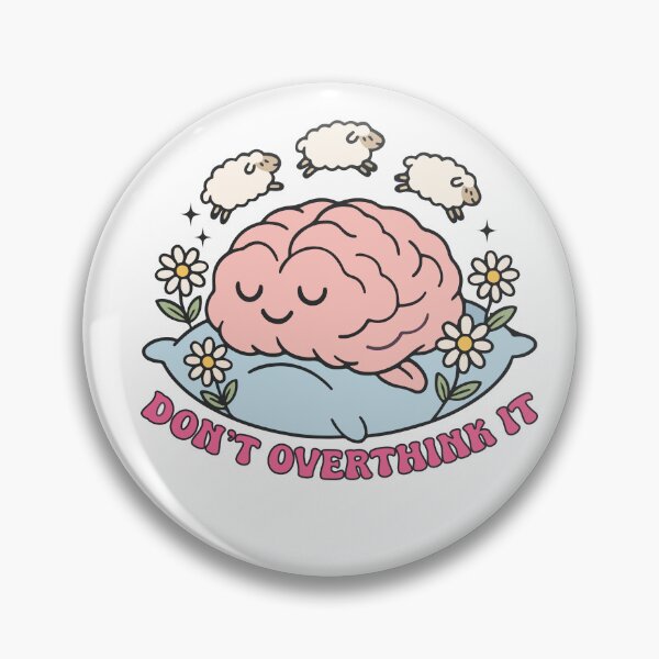 Item preview, Don’t Overthink It – Minimalist Motivational Quote designed and sold by artcultreone.