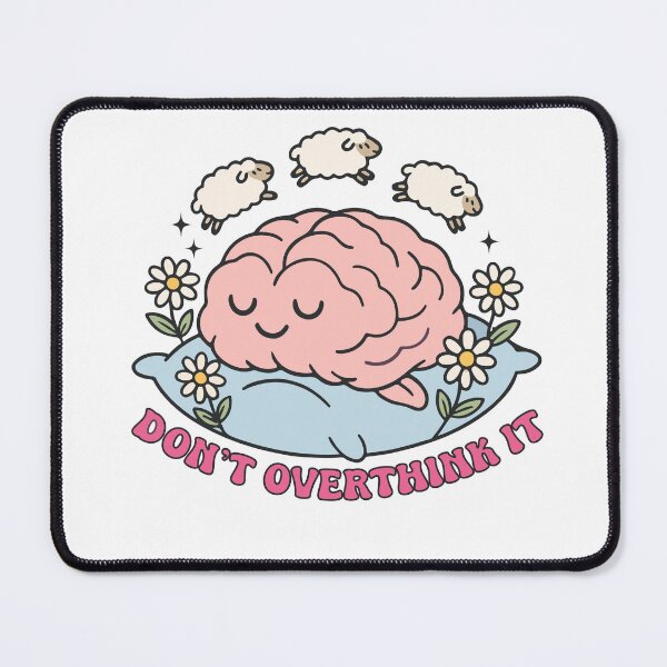 Item preview, Don’t Overthink It – Minimalist Motivational Quote designed and sold by artcultreone.