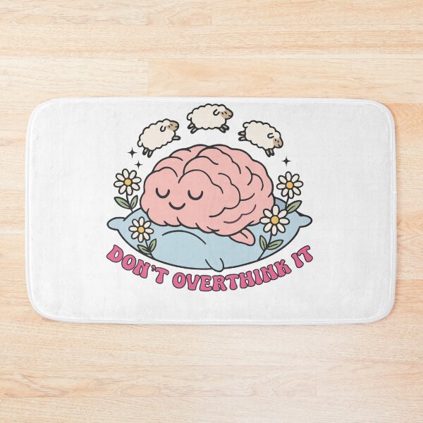 Item preview, Don’t Overthink It – Minimalist Motivational Quote designed and sold by artcultreone.