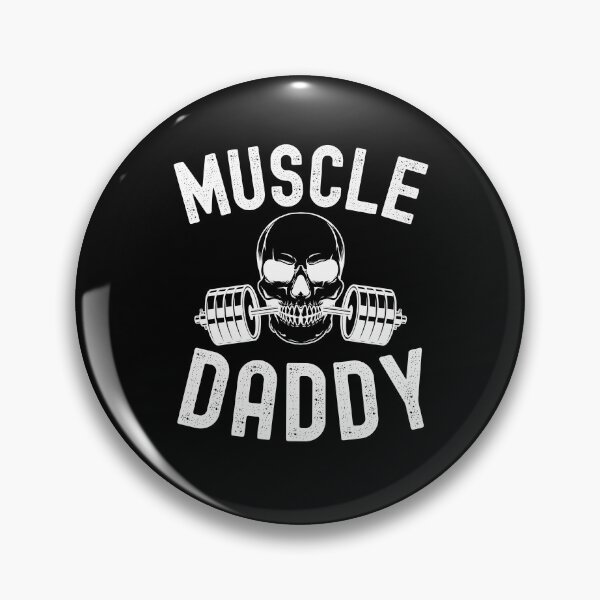 Item preview, Muscle Daddy Weightlifter skeleton barbell dad bodybuilder designed and sold by snowry.