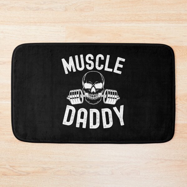 Item preview, Muscle Daddy Weightlifter skeleton barbell dad bodybuilder designed and sold by snowry.