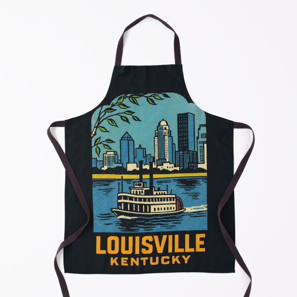 Item preview, Vintage Style Louisville Travel Decal designed and sold by Decal Mania.