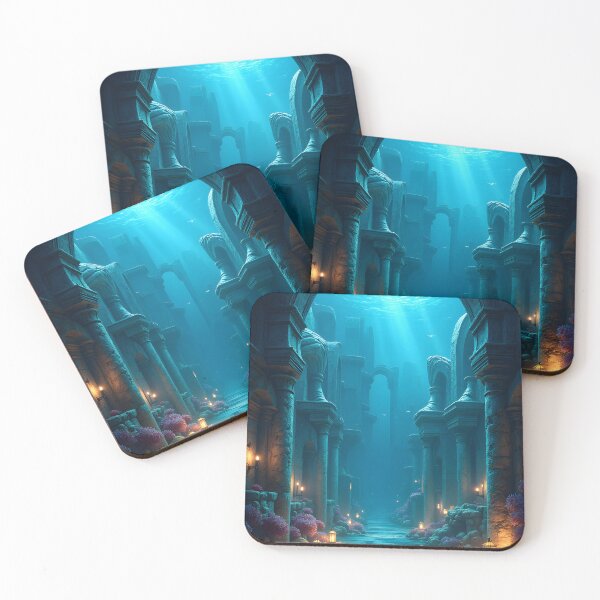Item preview, Sunken Sanctuary: The Lost Underwater Temple designed and sold by oanaunciuleanu.