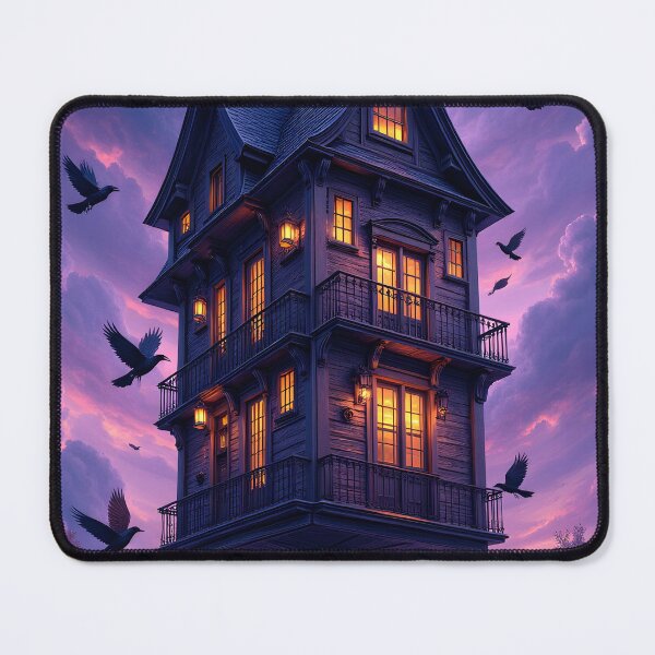 Item preview, The Enchanted Floating Manor designed and sold by oanaunciuleanu.