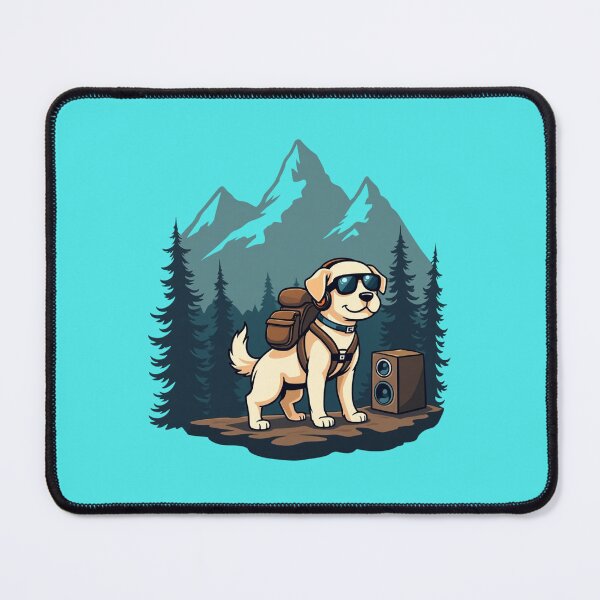 Item preview, Adventure Pup – Hiking Dog Vibes T-Shirt designed and sold by Bareradesigns.