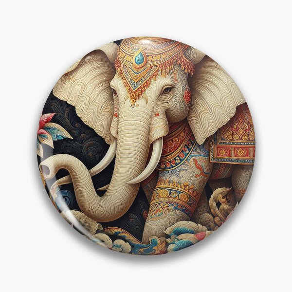Item preview, Elephants & Thai Patterns: A Timeless Tale of Beauty designed and sold by Vanich-Panich.