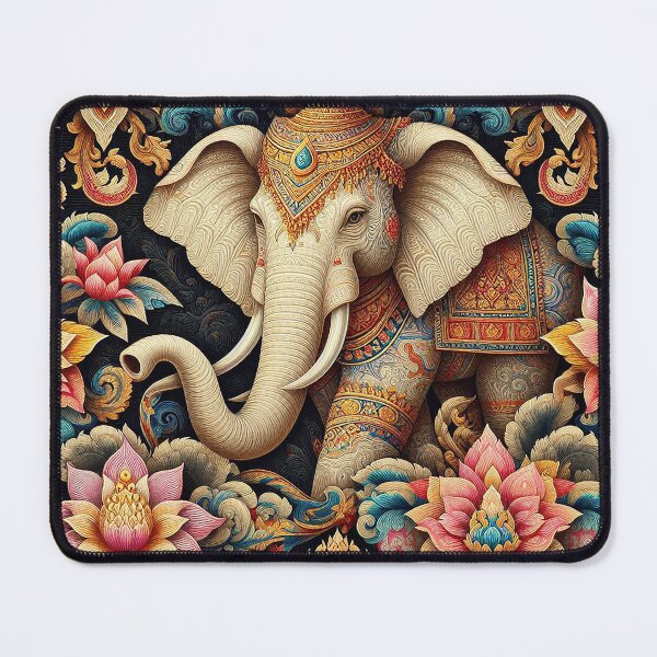 Item preview, Elephants & Thai Patterns: A Timeless Tale of Beauty designed and sold by Vanich-Panich.