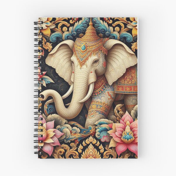 Item preview, Elephants & Thai Patterns: A Timeless Tale of Beauty designed and sold by Vanich-Panich.