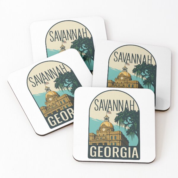 Item preview, Savannah Georgia Travel Style Decal  designed and sold by Decal Mania.