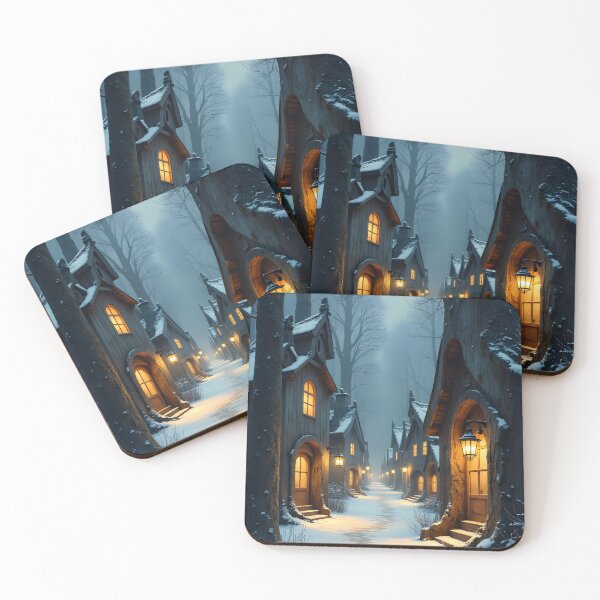 Item preview, Enchanted Winter Village designed and sold by oanaunciuleanu.