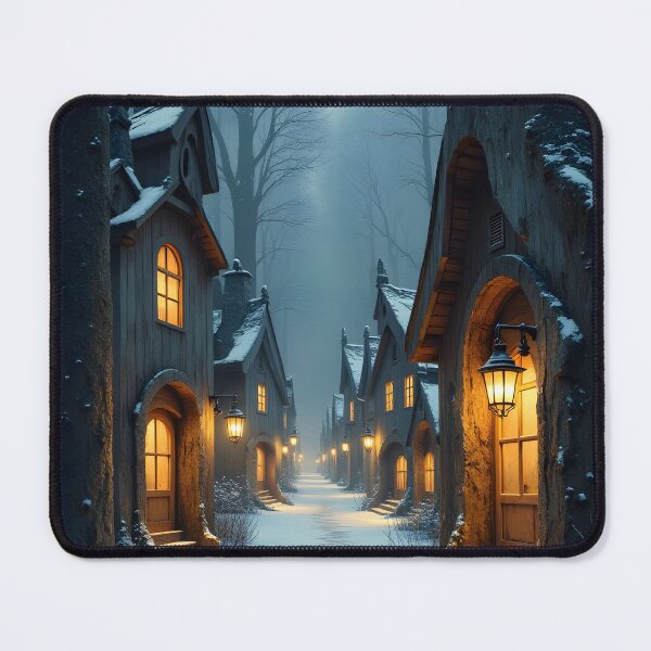 Item preview, Enchanted Winter Village designed and sold by oanaunciuleanu.