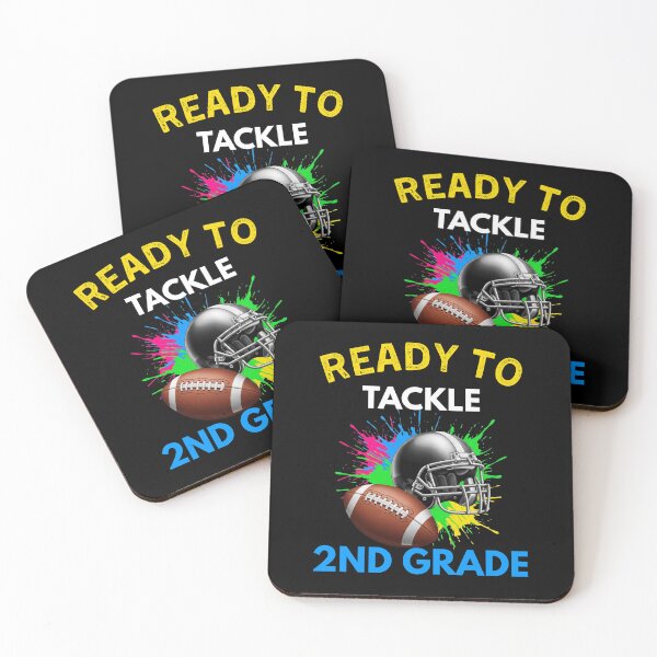Item preview, Ready to Tackle 2nd Grade Football Back to School Kids Boys designed and sold by MotivaChic.