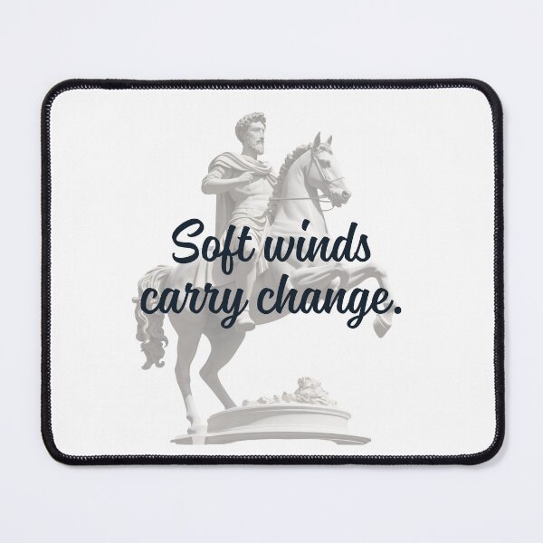 Item preview, Soft Winds Carry Change - Marcus Aurelius Stoic Clothing | Marcus Aurelius Stoicism Artwork designed and sold by LexaArtworks.