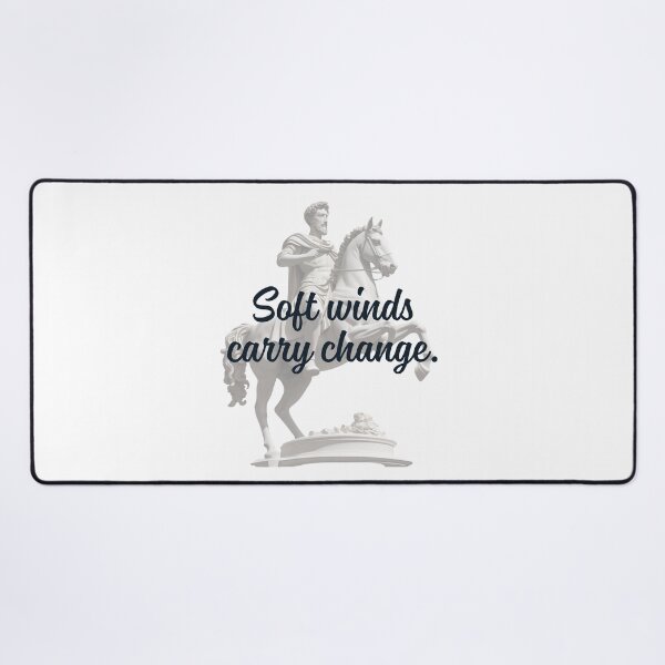 Item preview, Soft Winds Carry Change - Marcus Aurelius Stoic Clothing | Marcus Aurelius Stoicism Artwork designed and sold by LexaArtworks.