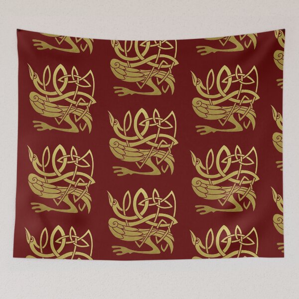 Item preview, Medieval Style Celtic Nordic Knotwork Fantastic Bird designed and sold by Pixelchicken.