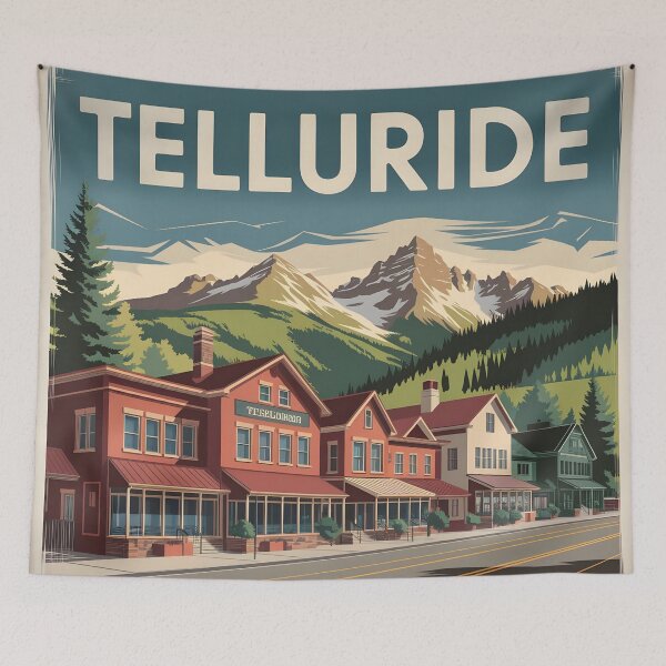 Item preview, Telluride: Classic Travel Poster designed and sold by LSVart.