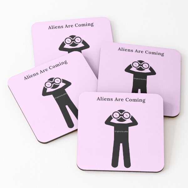 Item preview, Aliens Are Coming #1 - Black Edition designed and sold by Original Graffiti.