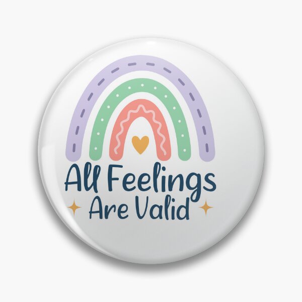 Item preview, All Feelings Are Valid – Mental Health Positive Quote designed and sold by artcultreone.