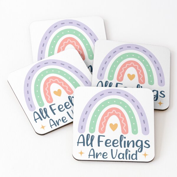Item preview, All Feelings Are Valid – Mental Health Positive Quote designed and sold by artcultreone.