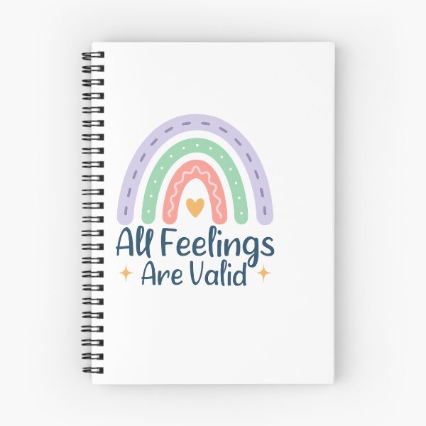Item preview, All Feelings Are Valid – Mental Health Positive Quote designed and sold by artcultreone.