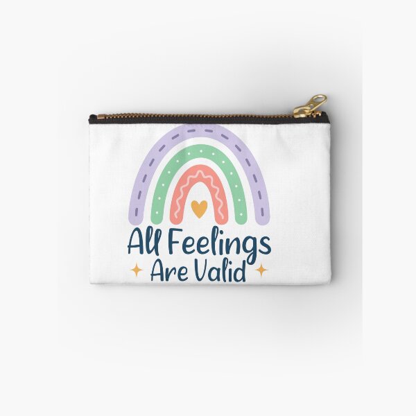 Item preview, All Feelings Are Valid – Mental Health Positive Quote designed and sold by artcultreone.