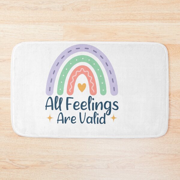 Item preview, All Feelings Are Valid – Mental Health Positive Quote designed and sold by artcultreone.