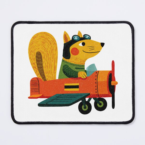 Item preview, Sky-High Squirrel: Captain Whiskers Takes Flight designed and sold by ForeverPrintsOK.