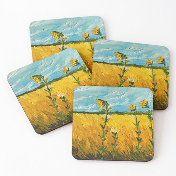 Item preview, impressionist sunflowers designed and sold by DariaCeppelli.