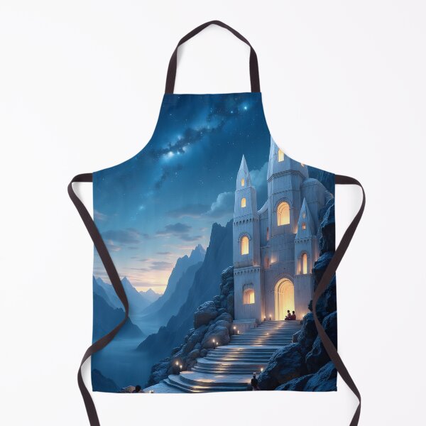 Item preview, The Enchanted Fortress Under the Starry Sky designed and sold by oanaunciuleanu.