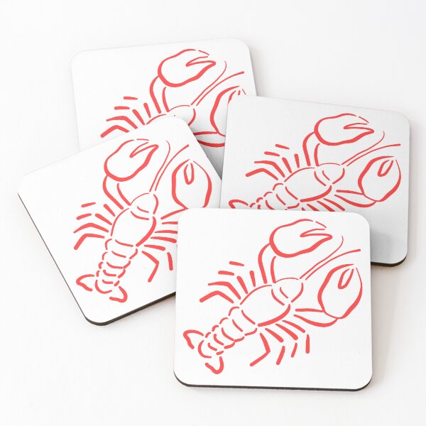 Item preview, Minimalistic Lobster Print designed and sold by gdm123.
