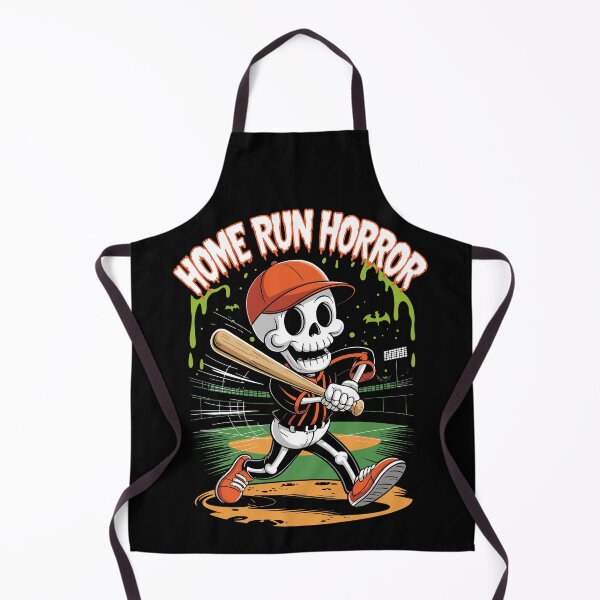 Item preview, Home Run Horror Skeleton Baseball Player Halloween Spooky Sport designed and sold by Serbin.