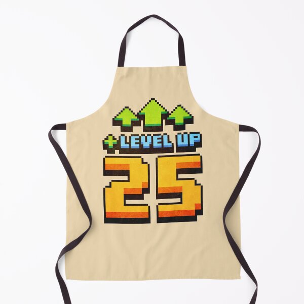 Item preview, Level Up 25 Lvl Pixel Art Birthday Gift designed and sold by PixelDrukiPL.