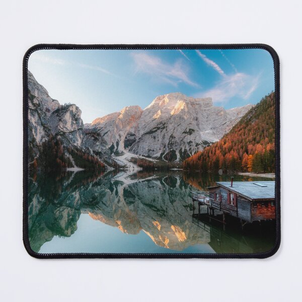 Item preview, Autumn at lake Lago di Braies Italy designed and sold by Patrik Lovrin.