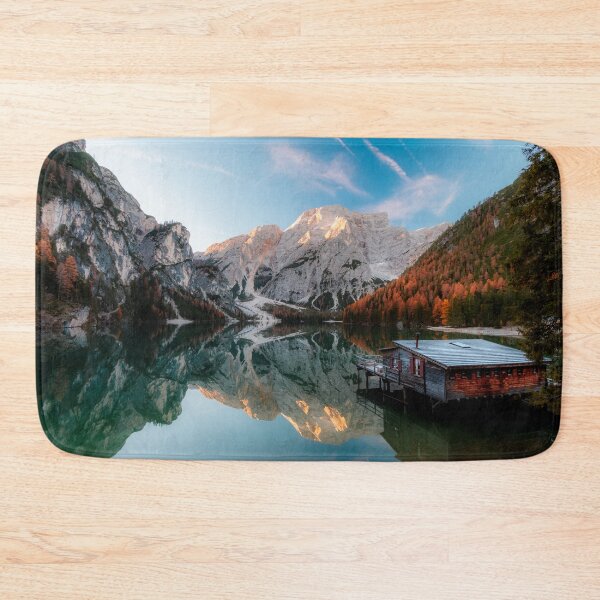 Item preview, Autumn at lake Lago di Braies Italy designed and sold by Patrik Lovrin.