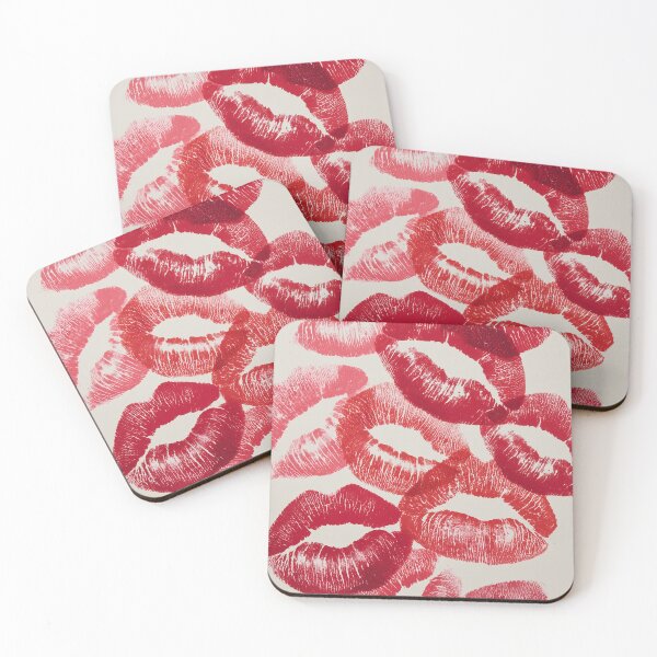 Item preview, Red Lip Print Phone Case Bold Lipstick Kisses Coquette & Lovecore Aesthetic designed and sold by River Quaggy Studios.