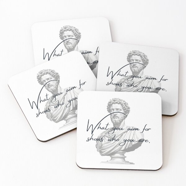 Item preview, What You Aim For Shows Who You Are -  Marcus Aurelius Stoic Clothing | Marcus Aurelius Stoicism Artwork designed and sold by LexaArtworks.