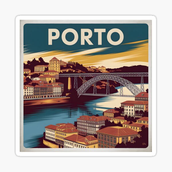 Item preview, Porto: Classic European Travel Poster designed and sold by LSV-Art.