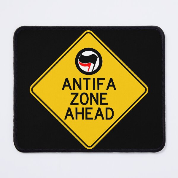 Item preview, Antifa zone ahead designed and sold by remerasnerdas.