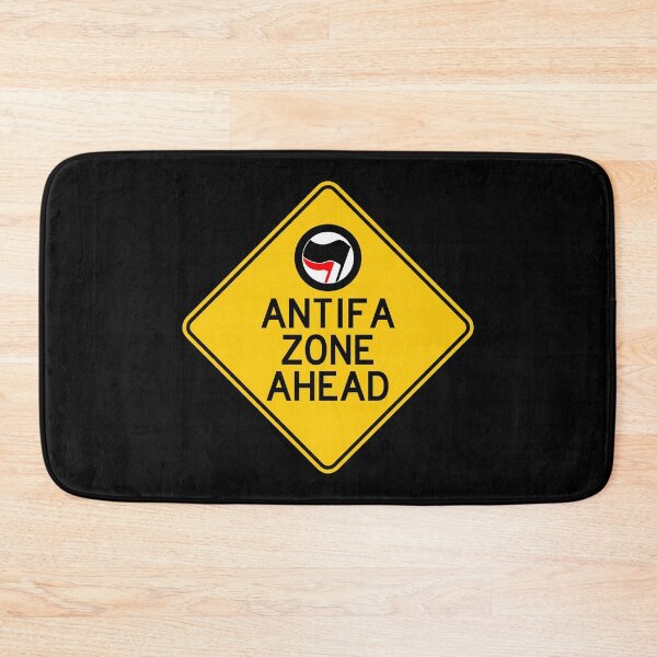 Item preview, Antifa zone ahead designed and sold by remerasnerdas.